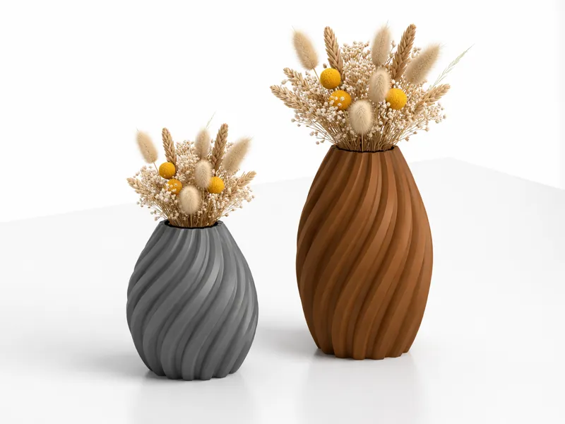 TwistWave_Vase_Duo