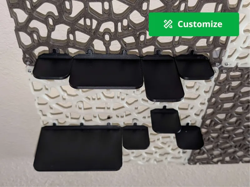 Customizable Skadis Display Shelf