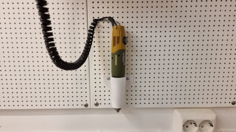 Holder for Proxxon Micromot 60 E (for Biltema peg board)