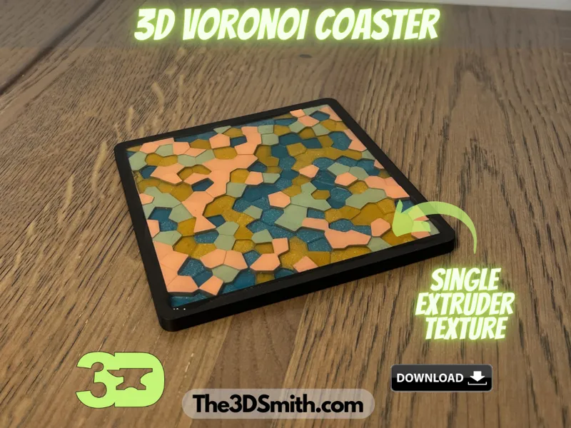 3D Voronoi Coaster