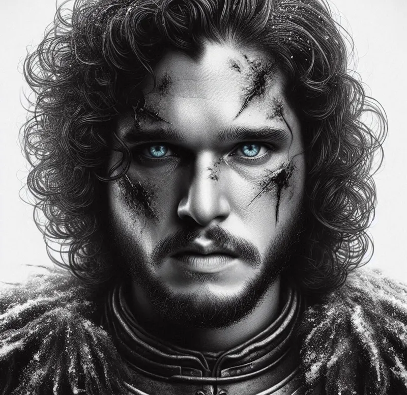Lord John Nieve Juego de Tronos Hueforge 200 x 200