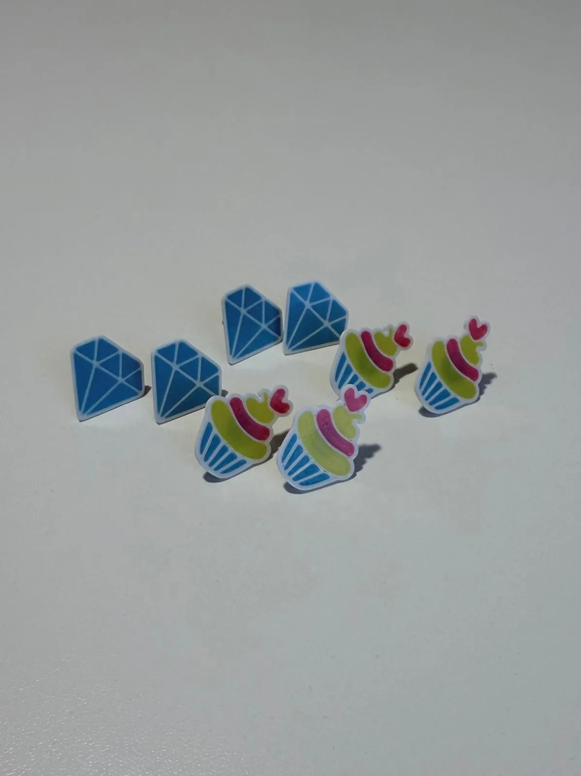 Orecchini da favola - dolci, unicorni e diamanti view 2
