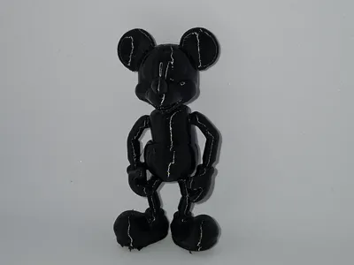 Old School Mickey Mouse Miniature High Quality