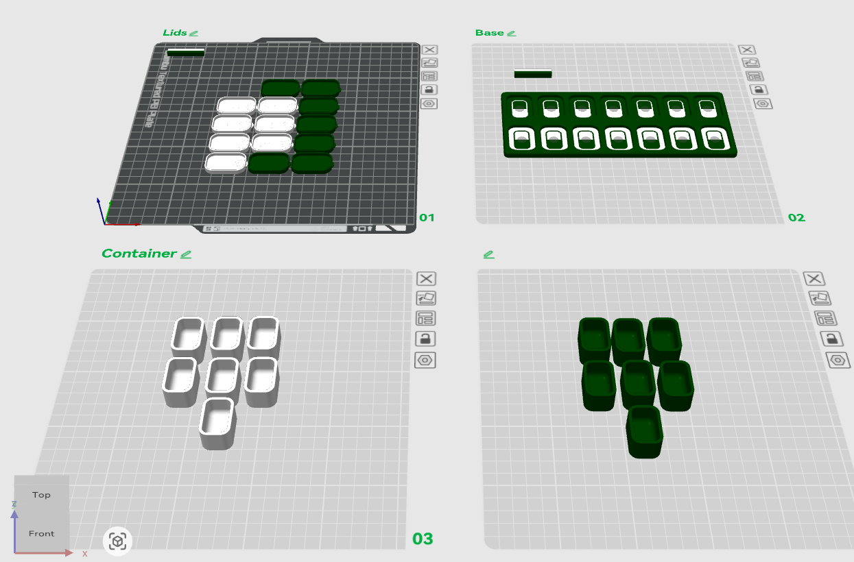 Miniatura 10 do modelo 3D Weekly Pill Box Organizer