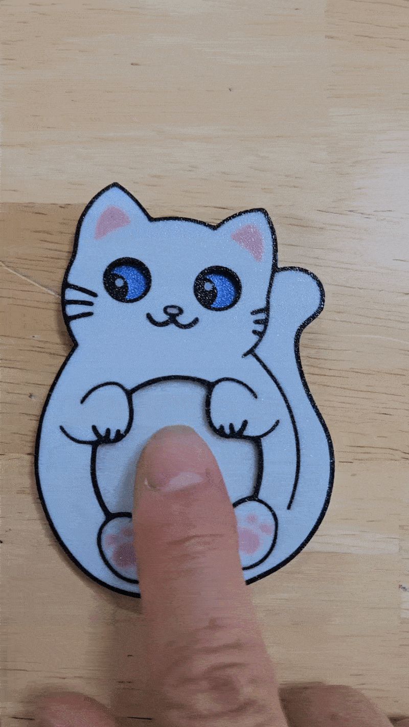 Moving Eyes Cat Toy
