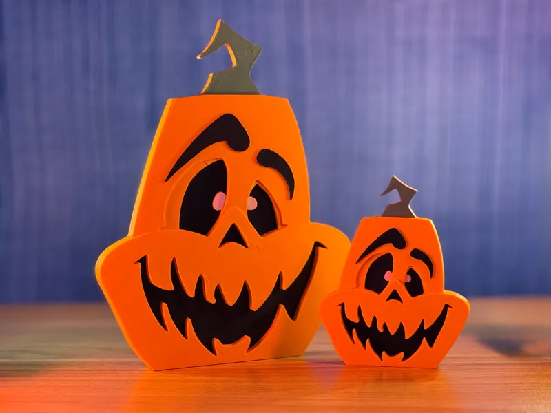 Decorative Halloween Pumpkin (Jack-o'-lantern)