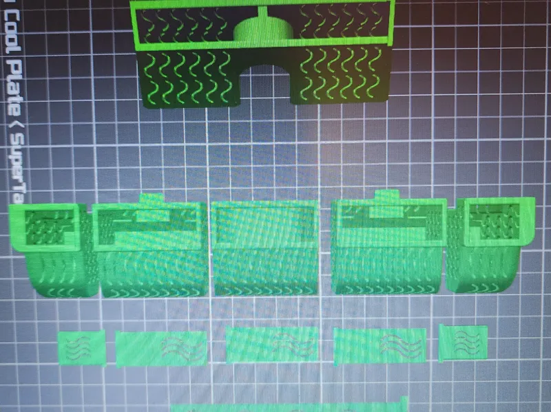 ams 2 pro silica baskets with govee , rear basket