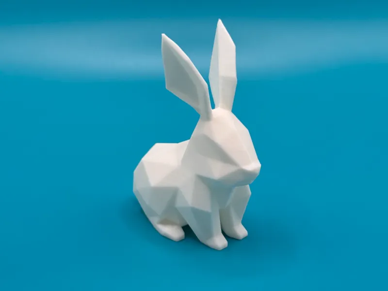 Mini Easter Bunny - Low Poly