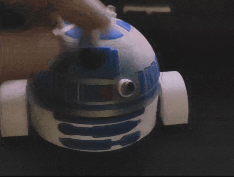 米家屏幕挂灯1S遥控器外壳——但是R2D2