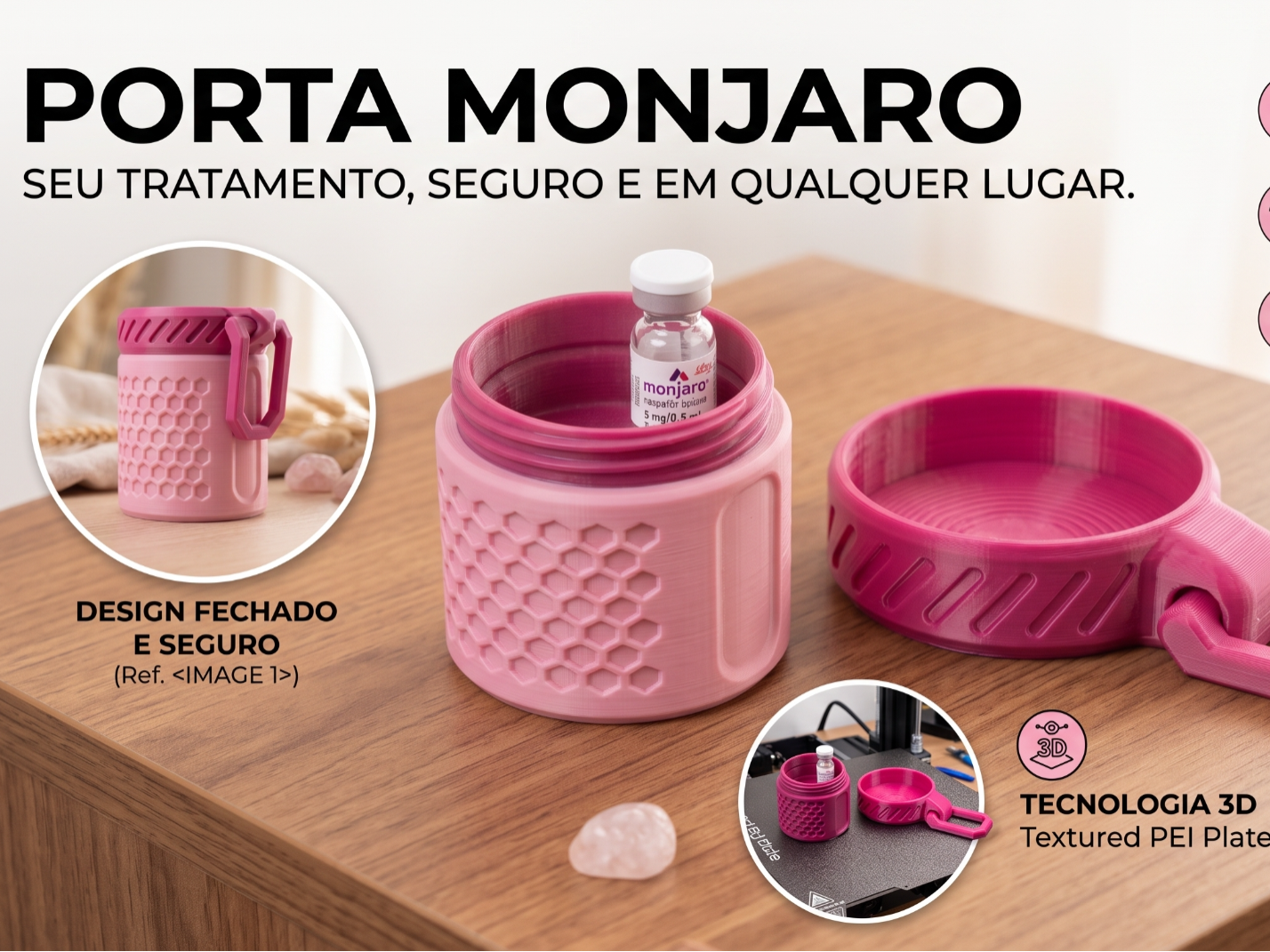 porta monjaro redondo reforçado - 1