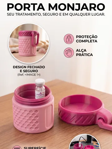 Soporte: porta monjaro redondo reforçado — vista de referencia 2