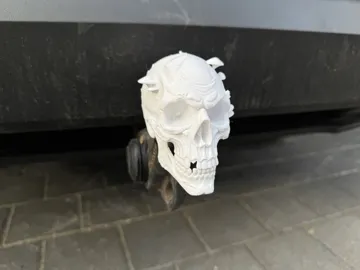 Adorno temático: Mushroom Troll Skull Tow Hitch Cover — vista de referencia 3