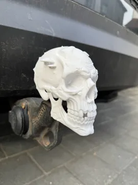 Adorno temático: Mushroom Troll Skull Tow Hitch Cover — vista de referencia 5