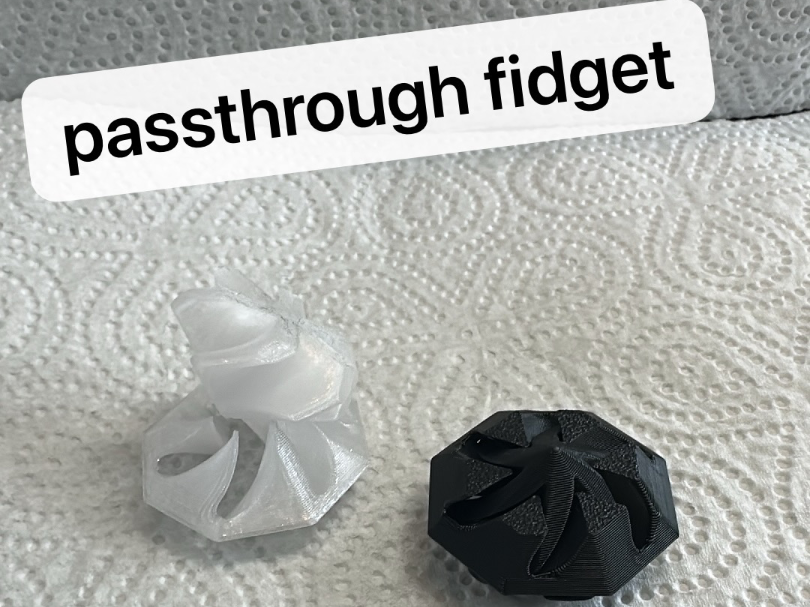 diamond passthrough fidget