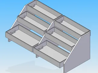 3 Tier Perfume Stand