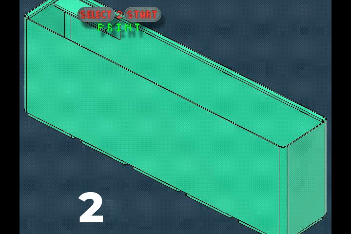 Gridfinity 2x1x10 Bin | Lable | Gridfinity | Deskorganizer | Tool | select2stertPrint
