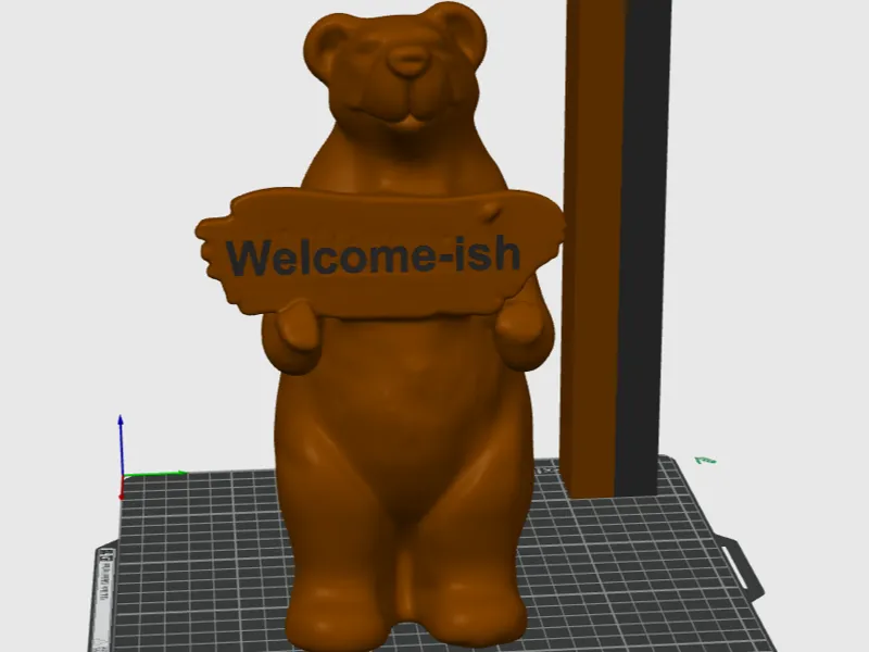 welcome ish bear