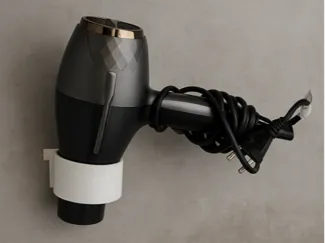 holder/ wallmount for hairdryer