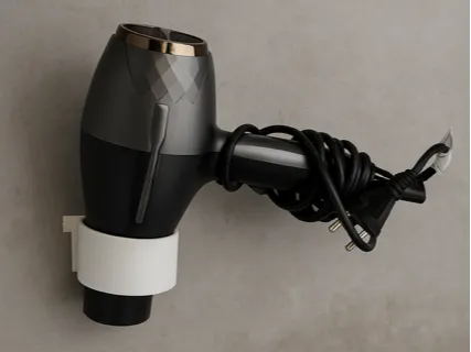 holder/ wallmount for hairdryer