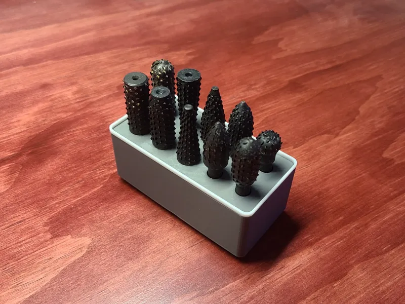 Gridfinity Rotary Burr Holder