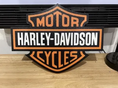 Harley Davidson Wall Plaque Sign