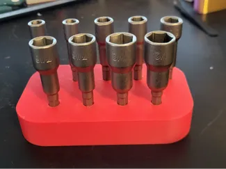 9 PC Impact Nut Driver Bit Holder
