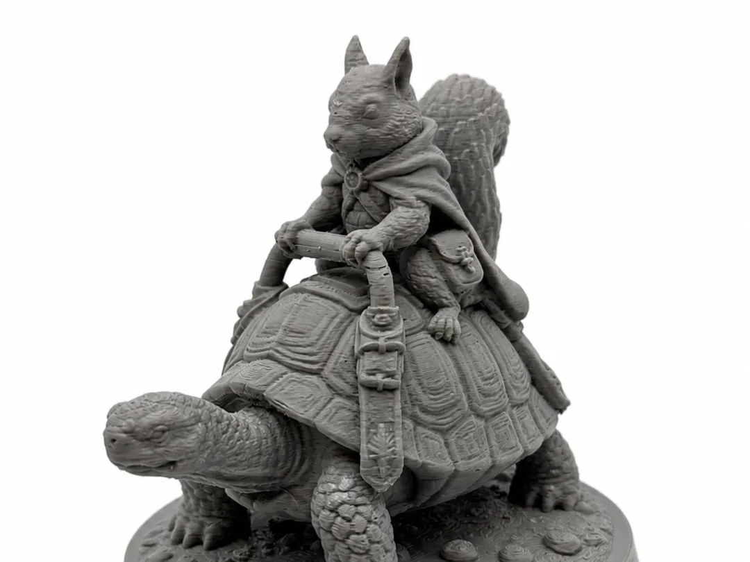 Tortoise Rider Scout – DnD Mini & Garden Companion - Free 3D Print ...