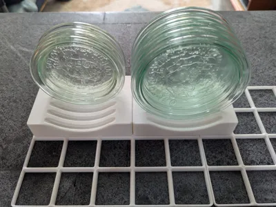 Gridfinity Weck Extra Large Lid Storage