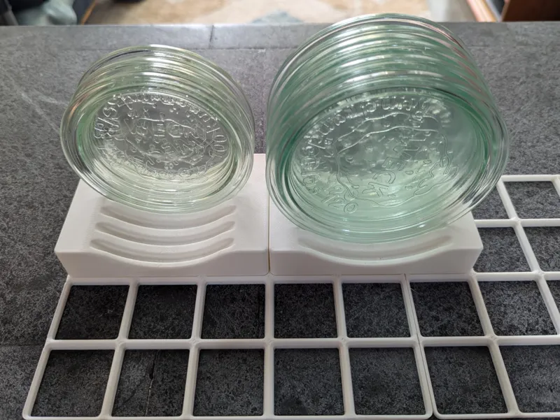 Gridfinity Weck Extra Large Lid Storage