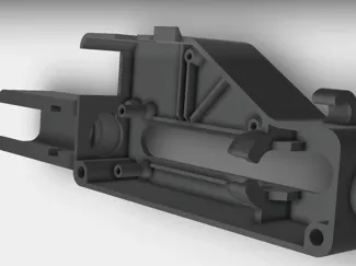 AMS Hub Housing using UNMODIFIED A1 AMS Lite Hub
