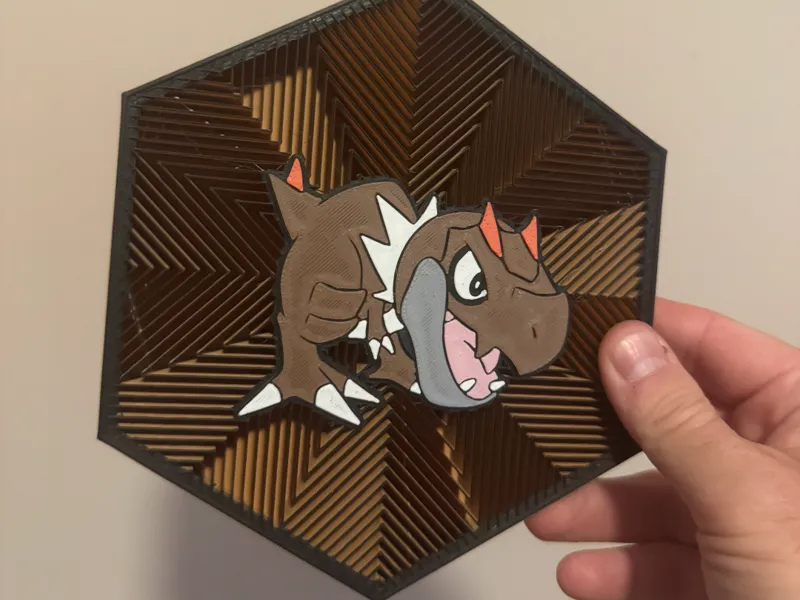 #696 Tyrunt Hex Wall Art