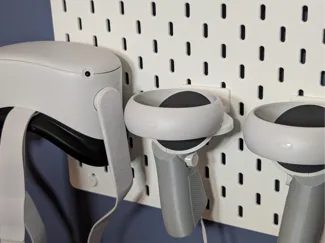 Quest 2 Set Holder for Ikea Pegboard (Skadis)