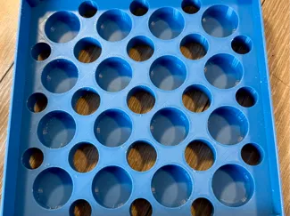 Stackable container for Nespresso capsules