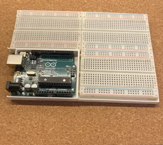 Arduino uno and breadboard case