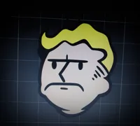 Porte-clés Vault Boy en colère Fallout — photo 3