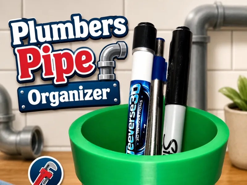 Plumbers desk organizer