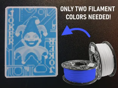 Balatro Blueprint Joker - only 2 filaments needed!