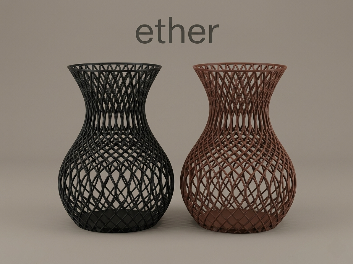Ether – Elegant Organic Lattice Vase