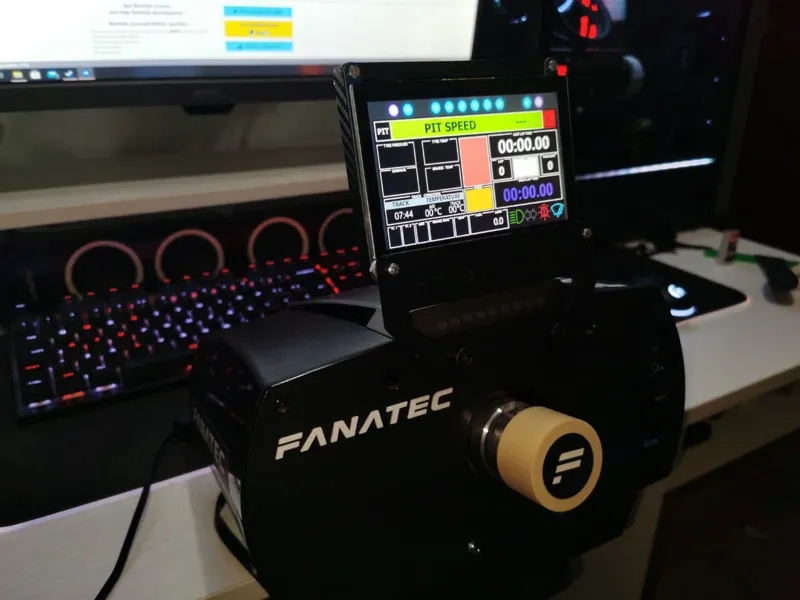 Stand Dashboard Fanatec CSL elite per monitor 5"