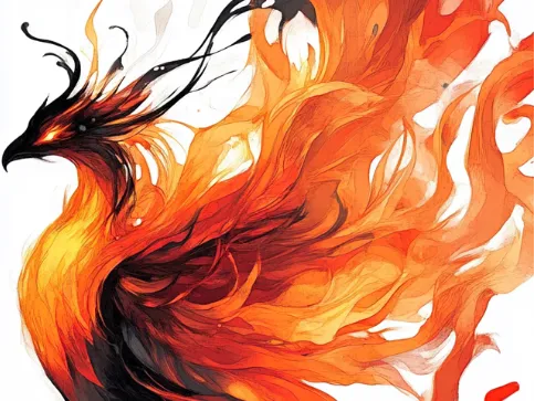 Fantasy Phoenix Bookmark- Hueforge