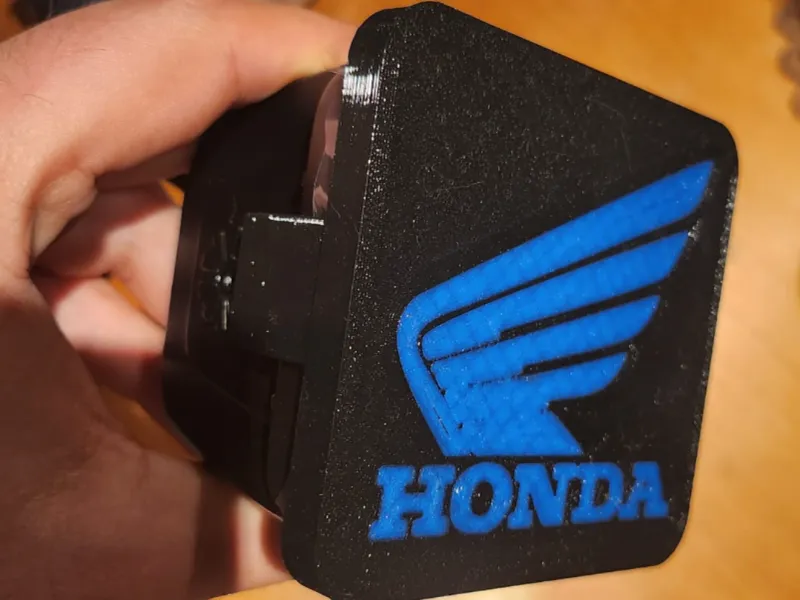 Hella  Black Magic Cube 3,2" cover with Honda logo