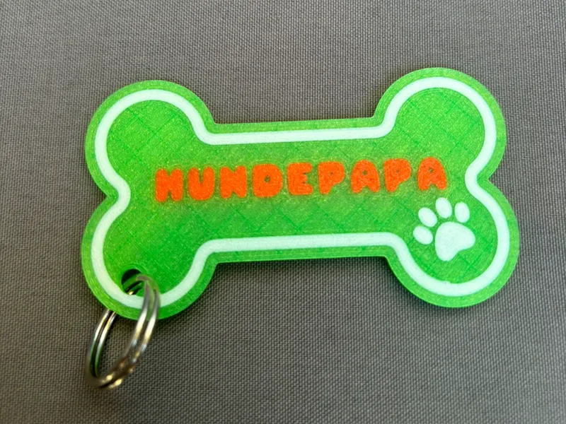 Hundepapa Schlüsselanhänger / Tierliebhaber