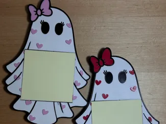Cute Ghost Post it Holder