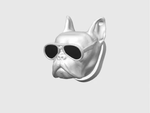 french bulldog keychain