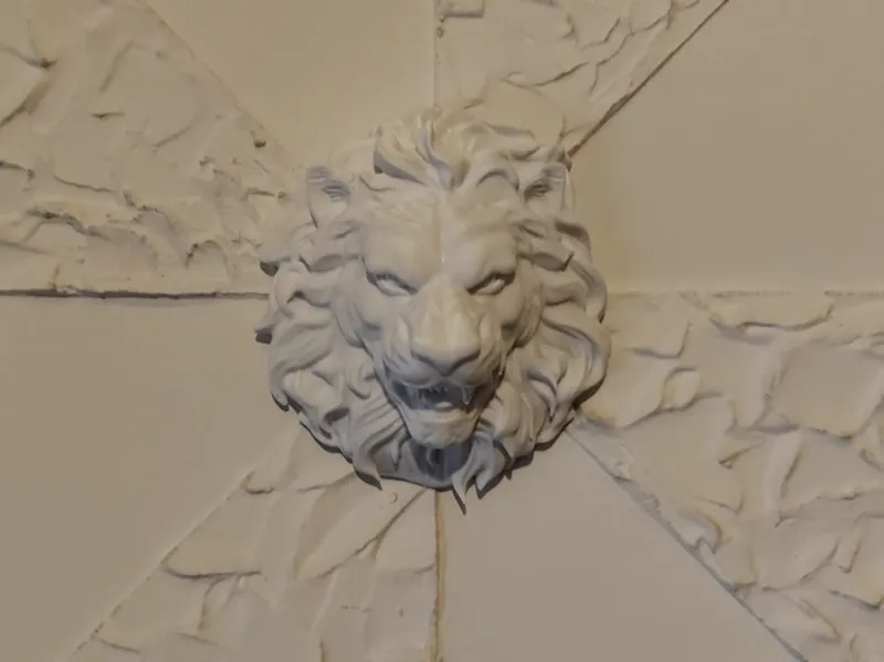 Testa di Leone - Scultura da Parete