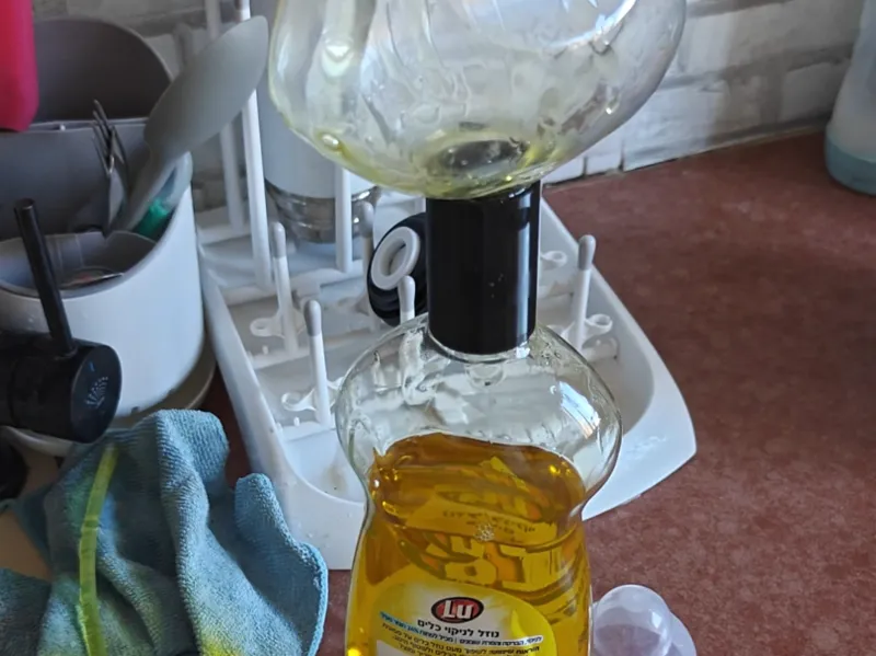 Dual Soap Bottle Connector Cap