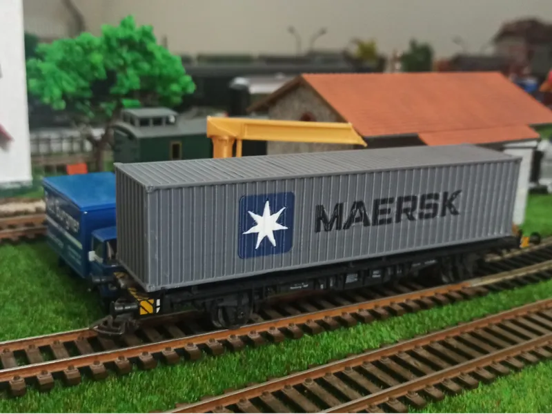 Maersk container HO scale 1/87