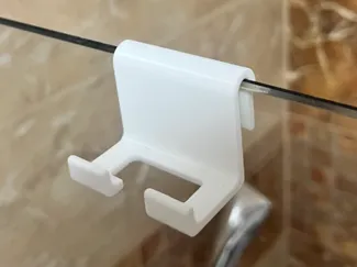 Glass razor holder
