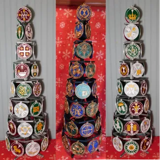 Christmas 45 Ornament Set