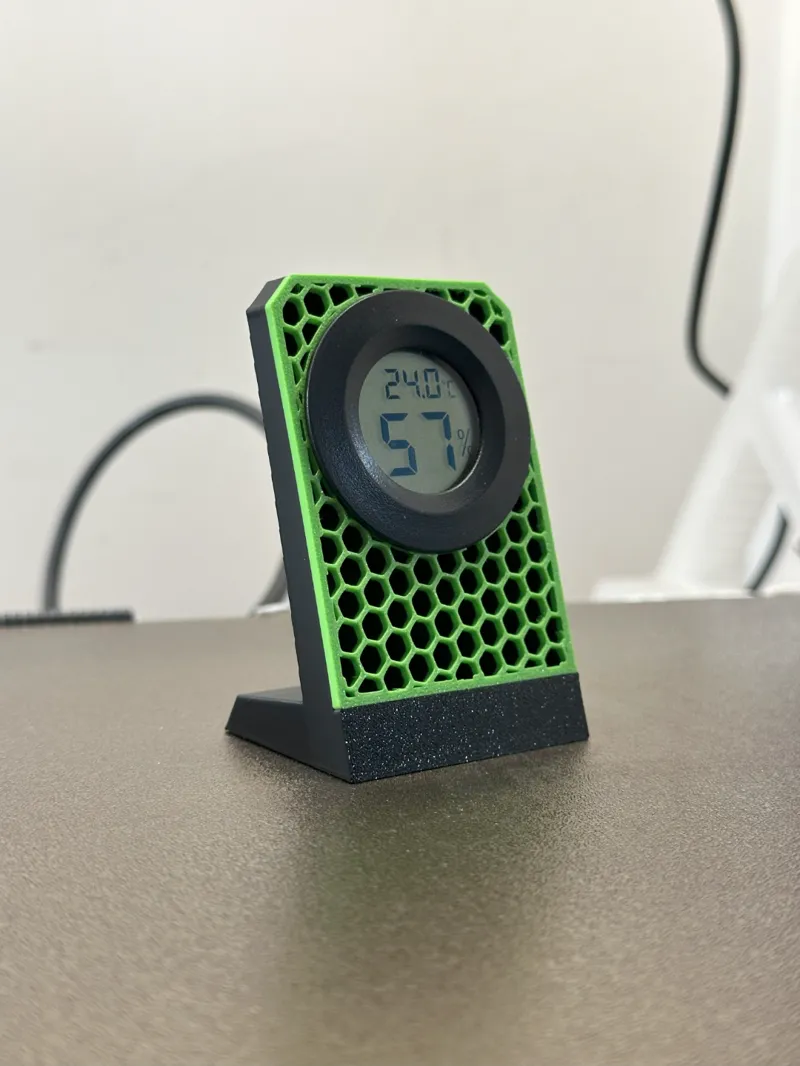 Thermometer hygrometer stand